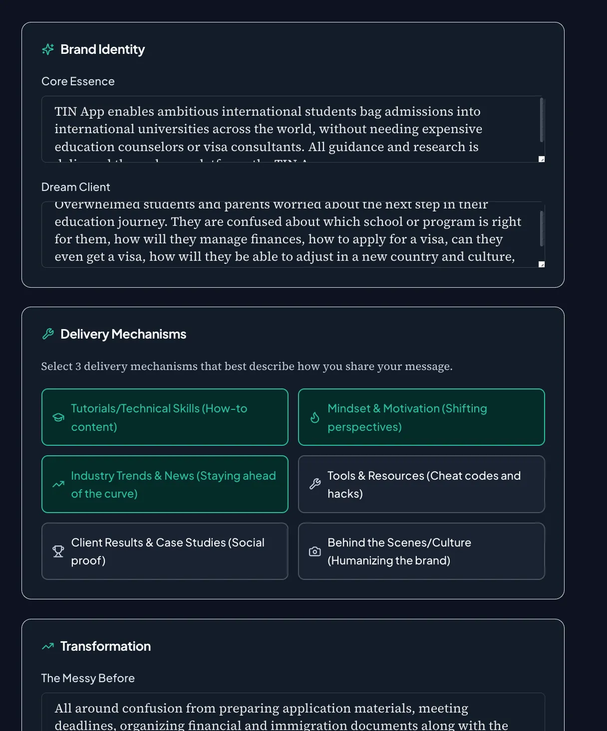 Brand DNA Onboarding